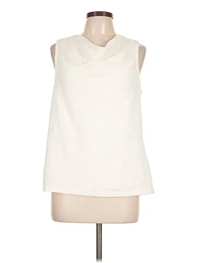 Pre-owned Chico's Sleeveless Blouse In Ivory