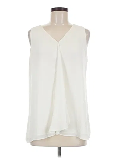 Pre-owned Chico's Sleeveless Blouse In Ivory