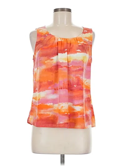 Pre-owned Chico's Sleeveless Blouse In Orange