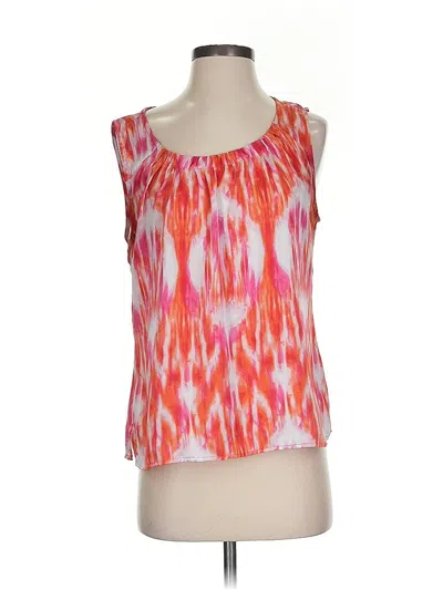 Pre-owned Chico's Sleeveless Blouse In Pink