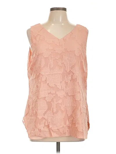 Pre-owned Chico's Sleeveless Blouse In Pink