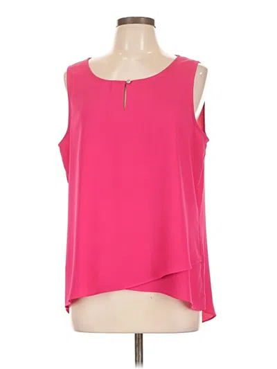 Pre-owned Chico's Sleeveless Blouse In Pink