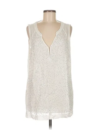 Pre-owned Chico's Sleeveless Blouse In Silver
