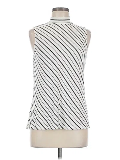 Pre-owned Chico's Sleeveless Blouse In Silver