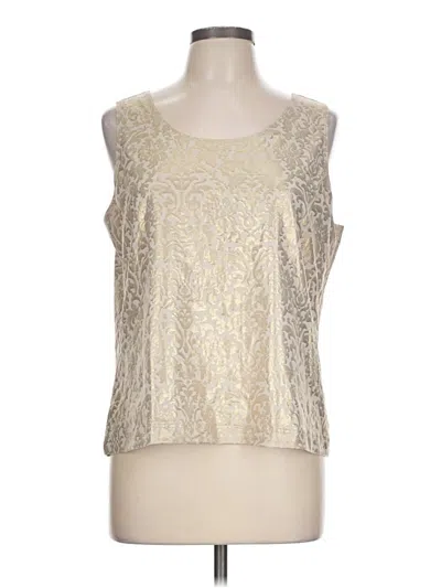 Chico's Sleeveless Blouse In Silver