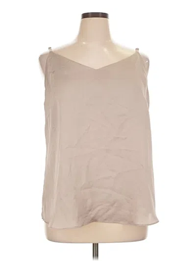 Pre-owned Chico's Sleeveless Blouse In Tan