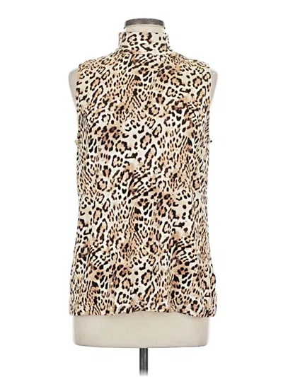 Pre-owned Chico's Sleeveless Blouse In White