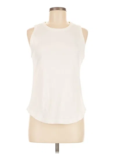 Pre-owned Chico's Sleeveless Blouse In White
