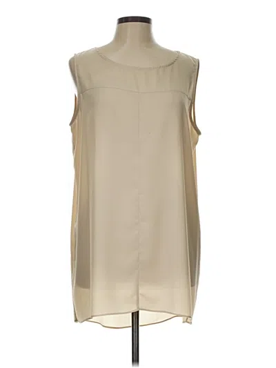 Pre-owned Chico's Sleeveless Blouse In White