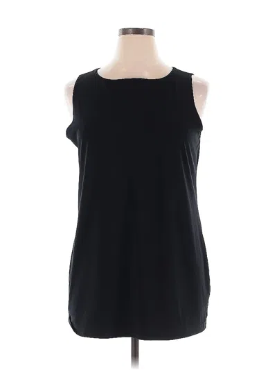 Pre-owned Chico's Sleeveless T-shirt In Black