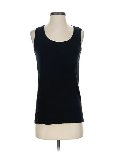 Pre-owned Chico's Sleeveless T-shirt In Black