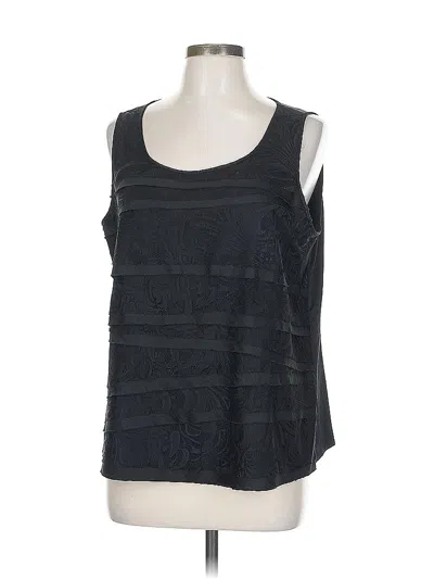 Pre-owned Chico's Sleeveless T-shirt In Black