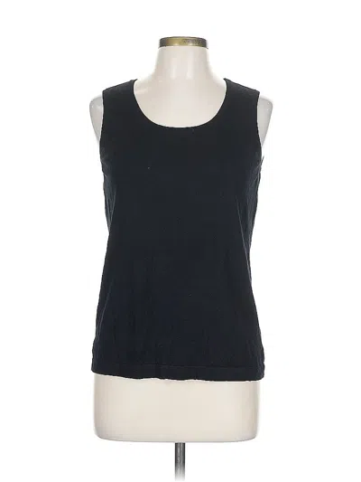 Pre-owned Chico's Sleeveless T-shirt In Black