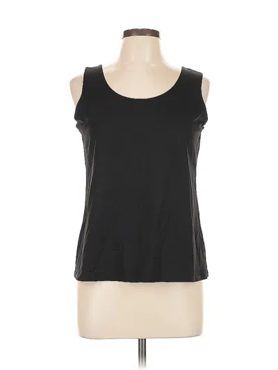 Pre-owned Chico's Sleeveless T-shirt In Black