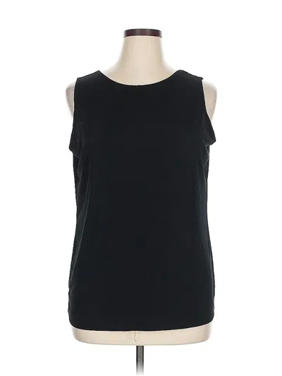 Pre-owned Chico's Sleeveless T-shirt In Black