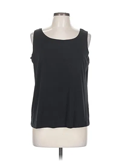 Pre-owned Chico's Sleeveless T-shirt In Black