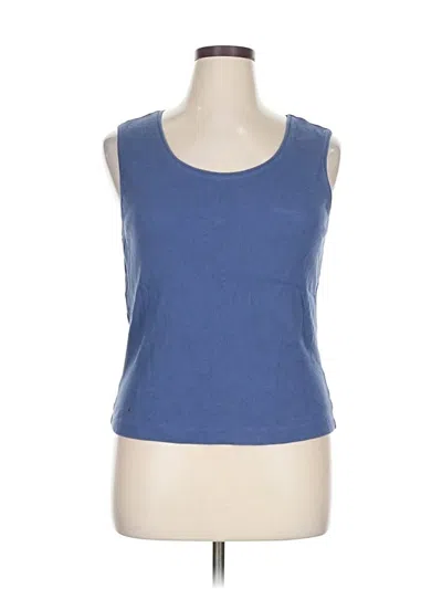 Pre-owned Chico's Sleeveless T-shirt In Blue