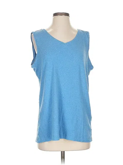 Pre-owned Chico's Sleeveless T-shirt In Blue