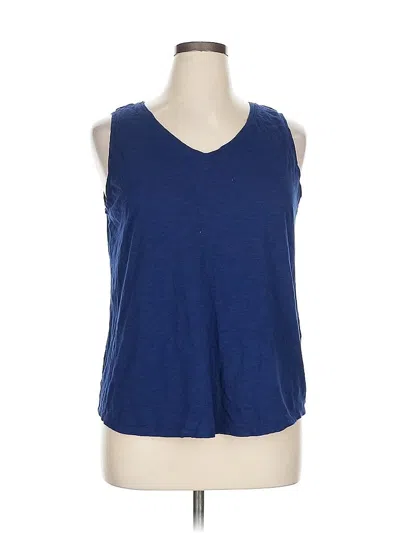 Pre-owned Chico's Sleeveless T-shirt In Blue
