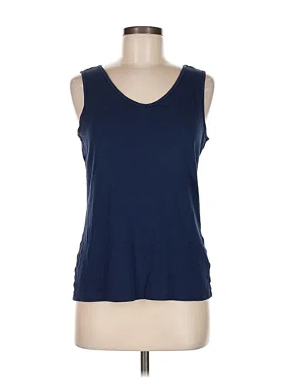 Pre-owned Chico's Sleeveless T-shirt In Blue