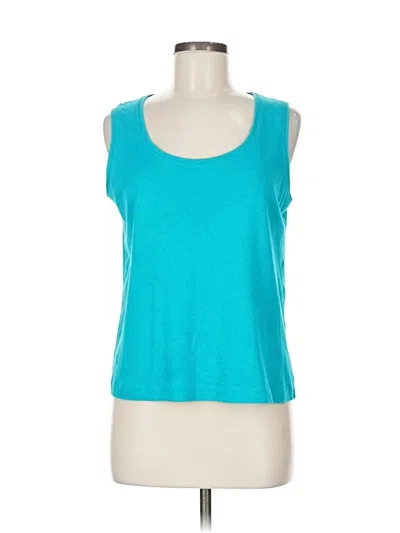 Pre-owned Chico's Sleeveless T-shirt In Blue