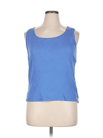 Pre-owned Chico's Sleeveless T-shirt In Blue