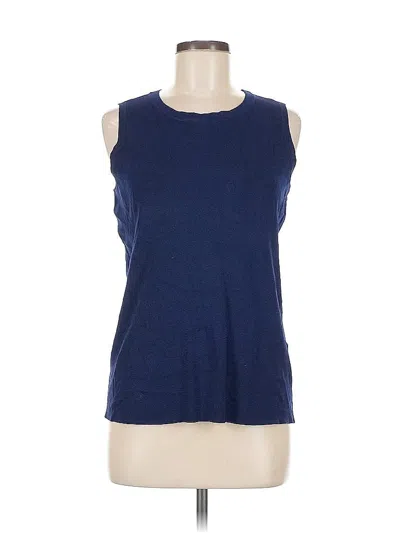 Pre-owned Chico's Sleeveless T-shirt In Blue