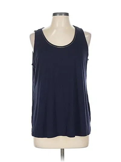 Pre-owned Chico's Sleeveless T-shirt In Blue