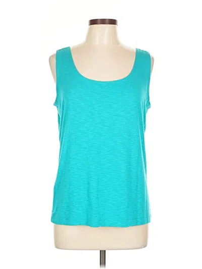 Pre-owned Chico's Sleeveless T-shirt In Blue