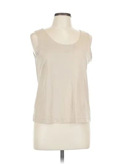 Pre-owned Chico's Sleeveless T-shirt In Brown