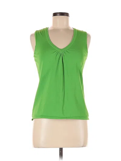 Pre-owned Chico's Sleeveless T-shirt In Green
