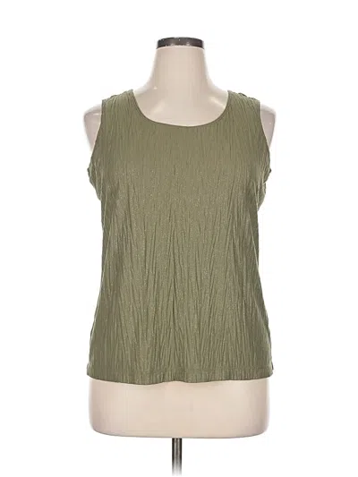 Pre-owned Chico's Sleeveless T-shirt In Green