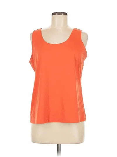 Pre-owned Chico's Sleeveless T-shirt In Orange