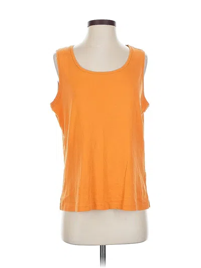 Pre-owned Chico's Sleeveless T-shirt In Orange