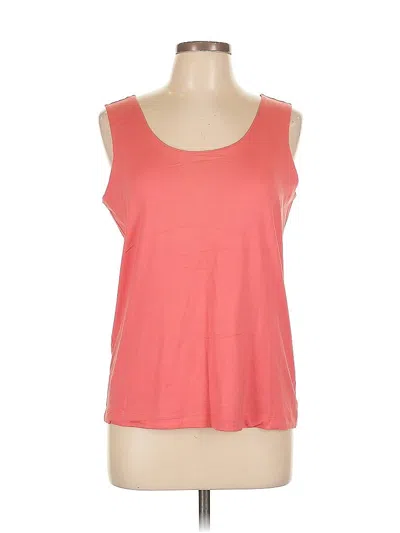 Pre-owned Chico's Sleeveless T-shirt In Pink