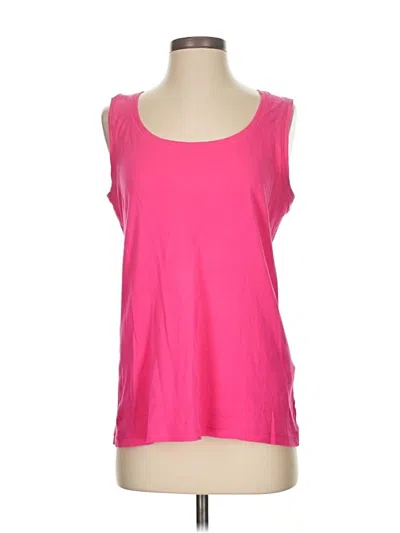 Pre-owned Chico's Sleeveless T-shirt In Pink