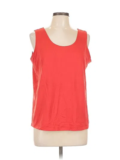 Pre-owned Chico's Sleeveless T-shirt In Red