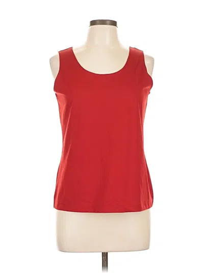 Pre-owned Chico's Sleeveless T-shirt In Red