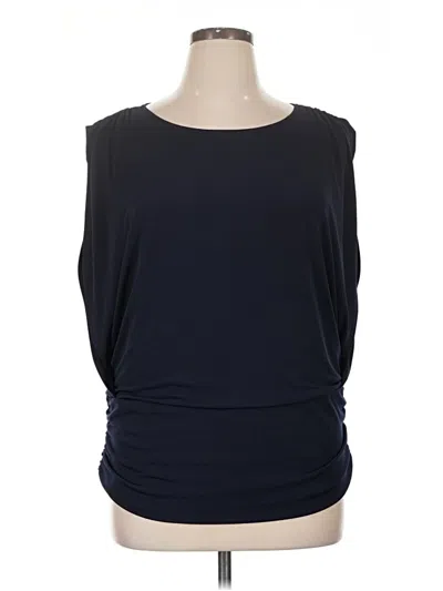 Pre-owned Chico's Sleeveless Top Black Boatneck Tops