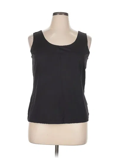 Pre-owned Chico's Sleeveless Top Black Scoop Neck Tops