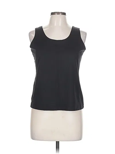 Pre-owned Chico's Sleeveless T-shirt In Black