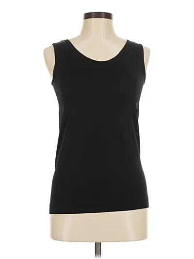 Pre-owned Chico's Sleeveless T-shirt In Black