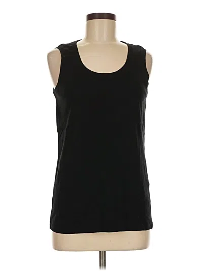 Pre-owned Chico's Sleeveless T-shirt In Black