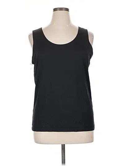 Pre-owned Chico's Sleeveless T-shirt In Black