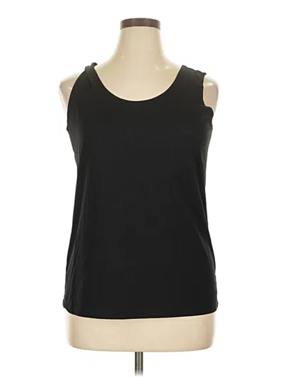 Pre-owned Chico's Sleeveless T-shirt In Black