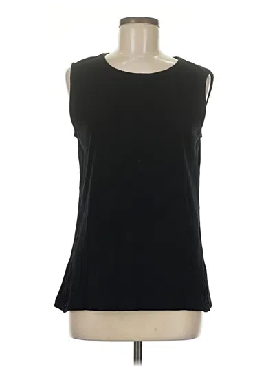 Pre-owned Chico's Sleeveless T-shirt In Black