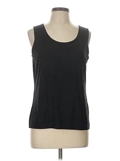 Pre-owned Chico's Sleeveless T-shirt In Black
