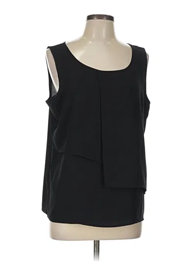 Chico's Sleeveless T-shirt In Black