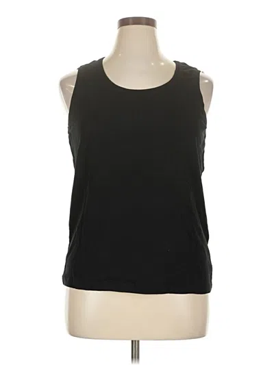 Pre-owned Chico's Sleeveless T-shirt In Black