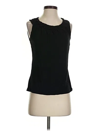 Pre-owned Chico's Sleeveless T-shirt In Black